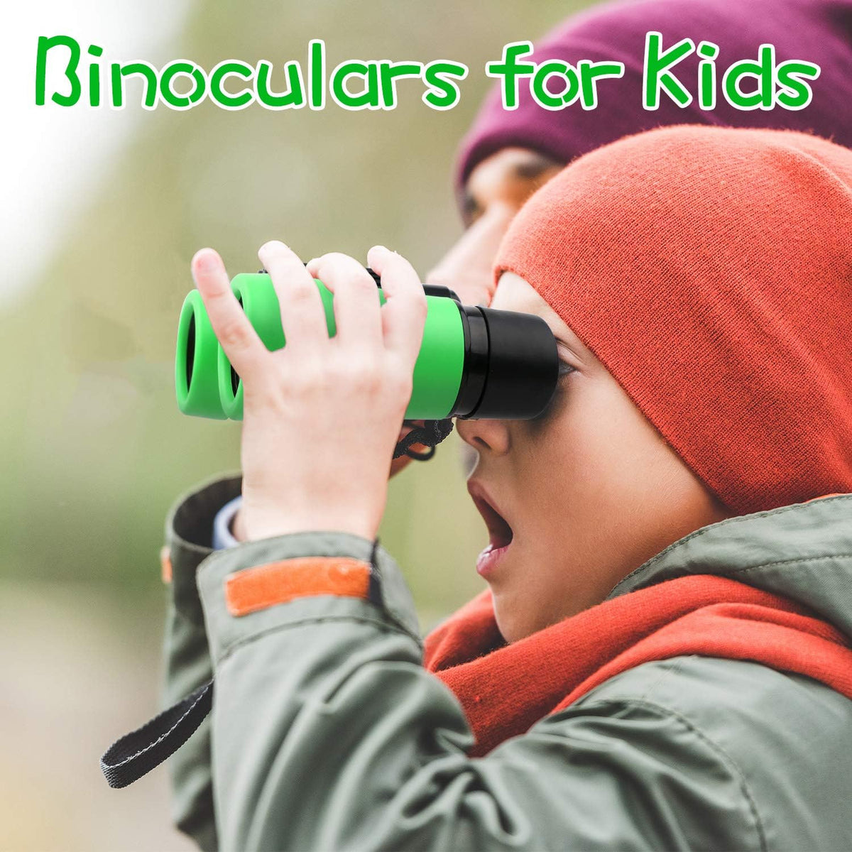 Scotamalone Kids Toy Binoculars Shock Proof for Age 3-12 Years Old - green / one pc (Pack of 1) - image 3