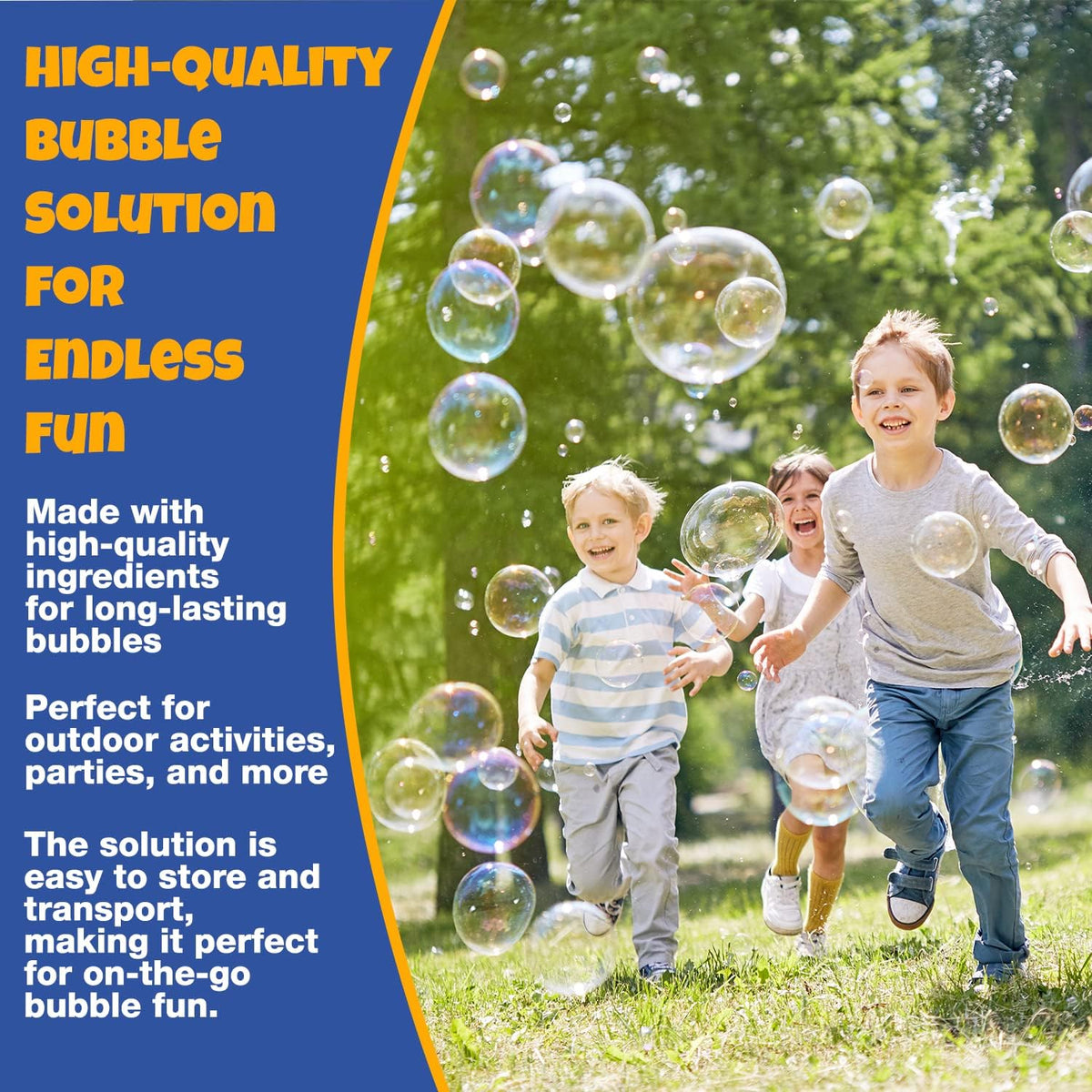 PlayRoute Bubble Solution, Bubbles Refill Solution 4L/136oz. - 2-pack - image 3