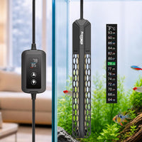 FREESEA Adjustable Aquarium Heater 20-50Gal: 200W 64-95°F Precise - 300W(40-75gallon)