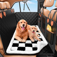 IJVAE Dog Seat Cover for Back Seat - White / For Car/SUV/Small Truck