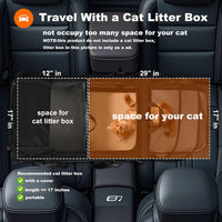 25x17x17 Extra Large Expandable car cat Carrier with a Litter Box – Essentials for Cats - 25.5"L x 17.0"W x 17.0"H / No litter box - image 4