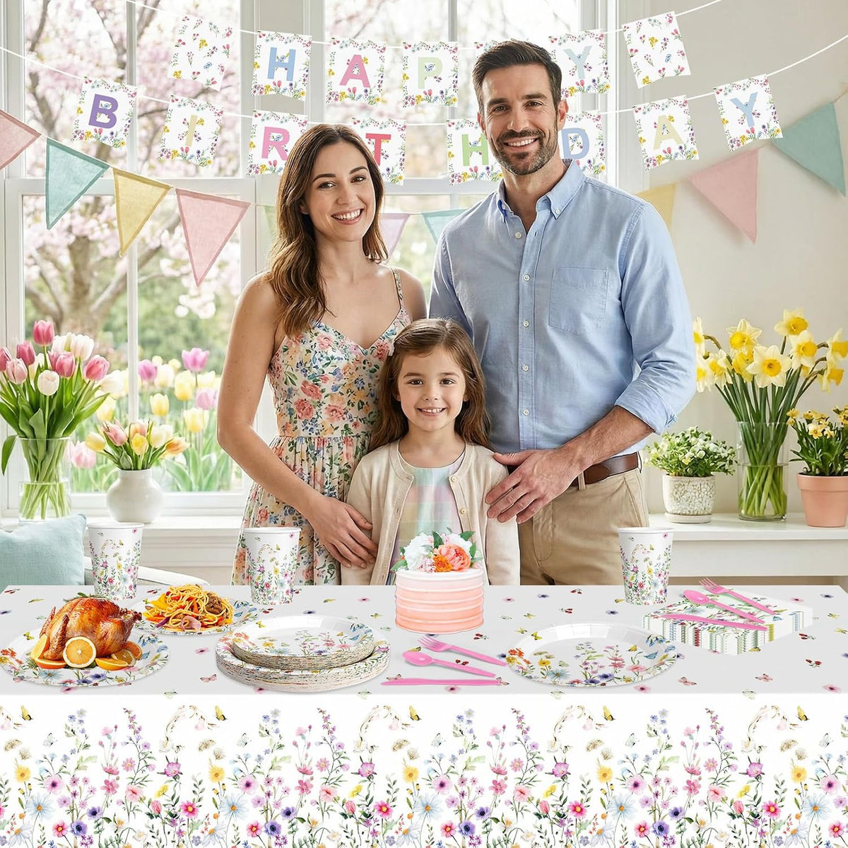Litmitfu dinosaur birthday party supplies with plates, cups and banner - view 13