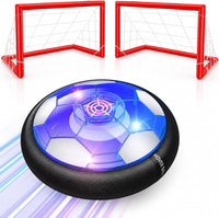 Ancesfun light-up hover soccer ball set with 2 goals for indoor play