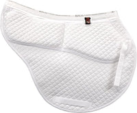 ECP Equine Comfort Products All-Purpose Contoured Correction Saddle Pad with Adjustable Memory Foam Inserts for Custom Support, Non-Slip, Shock Absorbing, 22” Spine, 19.5” Drop