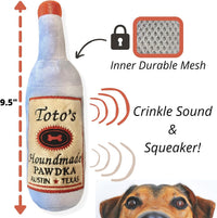 Nestpark Toto's Plush Squeaky Crinkle Dog Toy - image 3