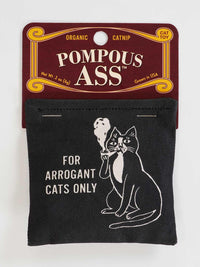 Blue Q Catnip - Cute Cat Toys for Biting with Funny Graphics -I Love My Cat – Essentials for Cats - Pompous Ass