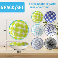 Ceramic Cat Food Bowls, Water - Classic Colors + Metal Stand - image 2