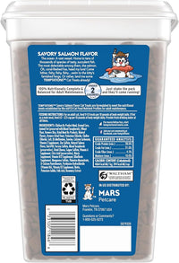Temptations Classic Crunchy and Soft Cat Treats, Savory Salmon Flavor, 30 oz. Tub