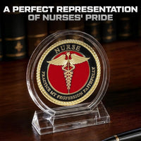 Military Gift Shop Air Force Armed Forces Prayer Coin - Nurse - image 4
