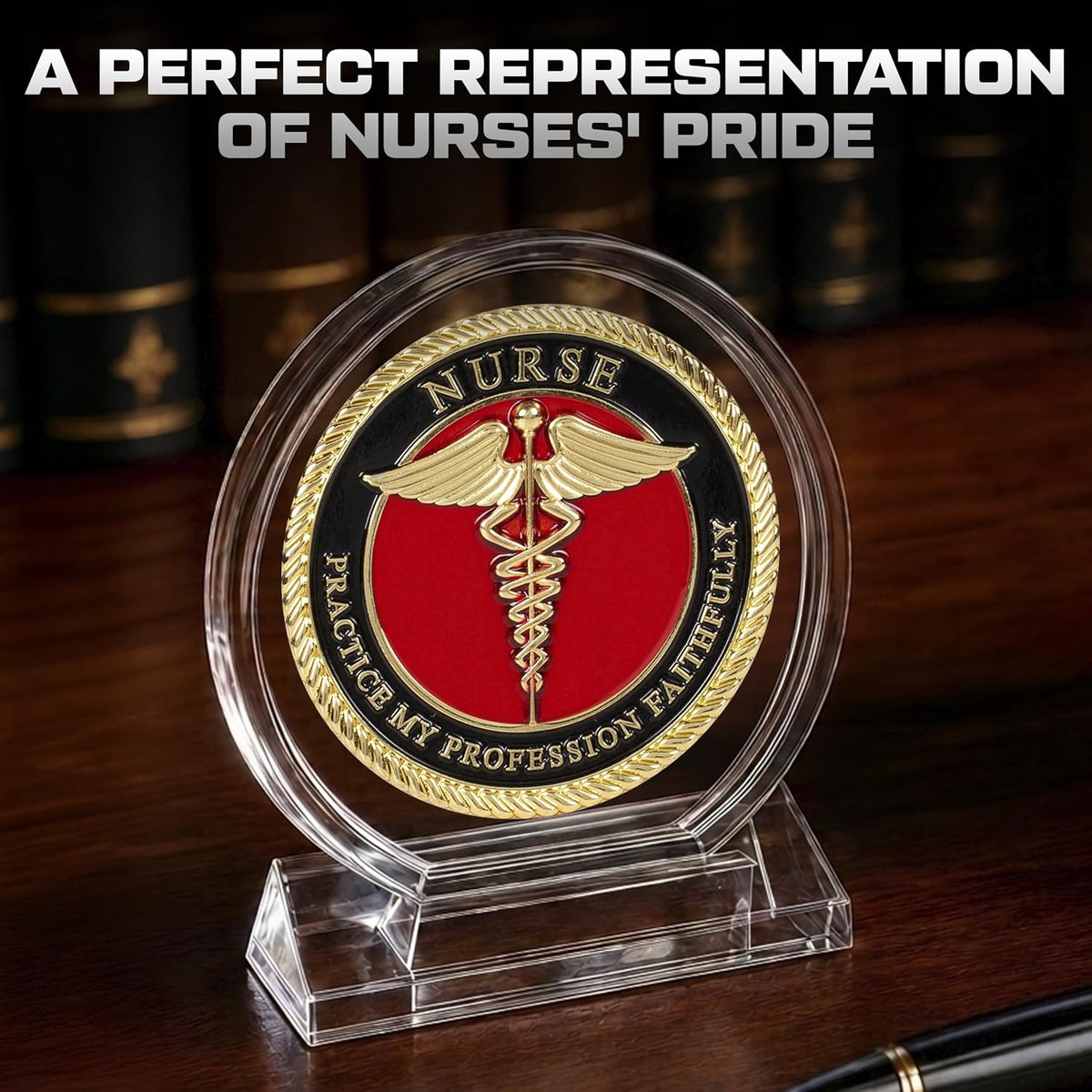 Military Gift Shop Air Force Armed Forces Prayer Coin - Nurse - image 4