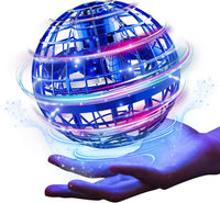 Ciniffo 2026 Upgraded Flying Orb Ball Toy with Dazzling Lights - Blue