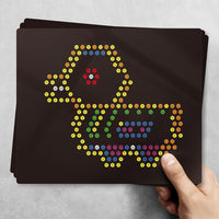 Refill Templates 20PCS for 8''x6.75'' Magic Light Up Board - Entertainment Theme 20PCS - image 4