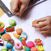 Mr. Pen, Mini Food Pencil Erasers Toy Set - Bright 1 - image 3