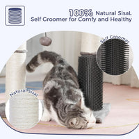 Cat Tree Tower for Large Cats Cat Scratching Post with Bed 20X16” – Essentials for Cats - Large / Gray - image 4