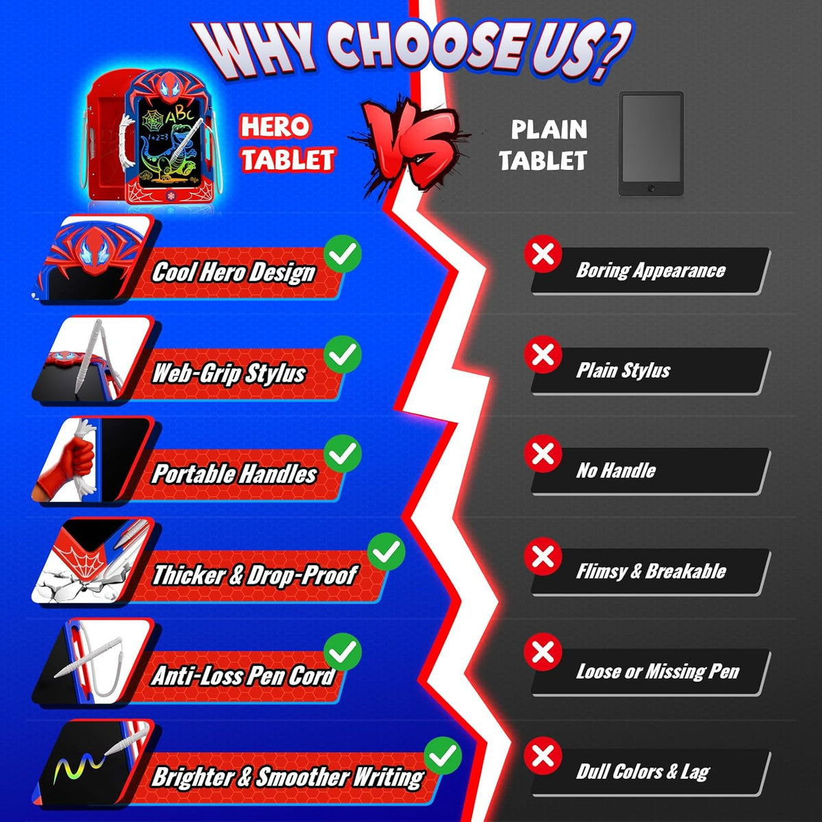 Cool LCD Writing Tablet with Web Stylus & Web Grip - 1 - image 3