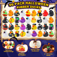 Tiaxidex 100 assorted 2 inch mini rubber ducks in bulk with mixed designs - view 11