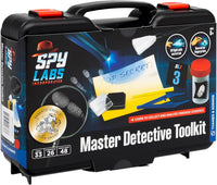 Spy Labs Master Detective Toolkit V2 forensic science kit with UV light and storybook
