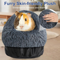Guinea Pig Hideout, Doughnut Guinea Pig Bed - Black - image 2