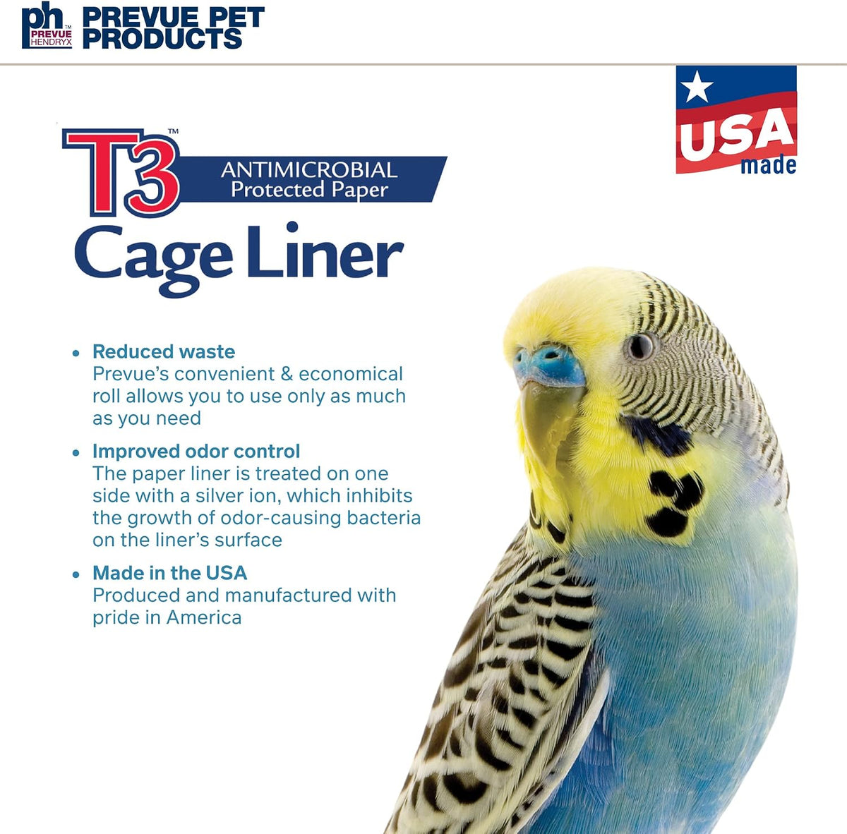 Prevue Pet Products T3 Cage Liner Bird Cage Accessories - 18 in / 25 ft - image 4