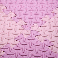 Foam Play Mat for Baby, Soft Non-Toxic Baby Playmat - Pink/Loli Pink / 16 Pcs/47.2*47.2 - image 4