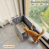 Extra Large Cat Litter Box Enclosure - 3-Walls Enclosure - image 3