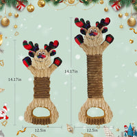 Squeaky Dog Toys, Stuffed Large Dog Toys to Keep Them Busy - Red C - image 3