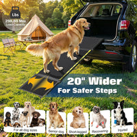 74"L x 20"W Extra Wide Dog Ramp for Car - image 4