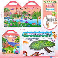 Cosomia 6 reusable puffy sticker books with princess, mermaid and garden themes - view 14