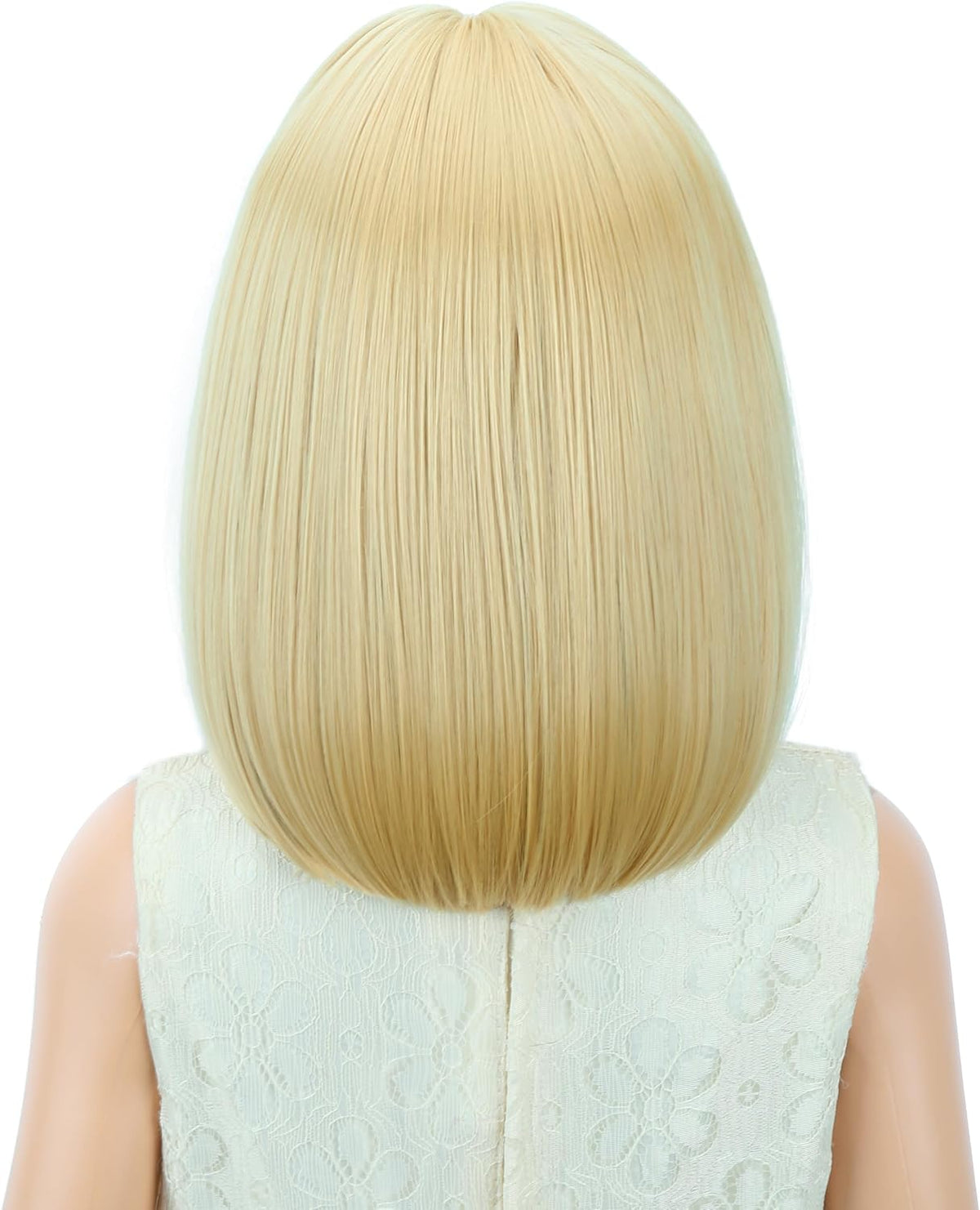PATTNIUM kids dark blue short bob wig, synthetic with adjustable cap - view 31