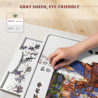 BuilderButler Lightweight 1500 Pieces Rotating Puzzle Board with 6 - Plastic-6 Drawers / Medium-1500pcs - image 4