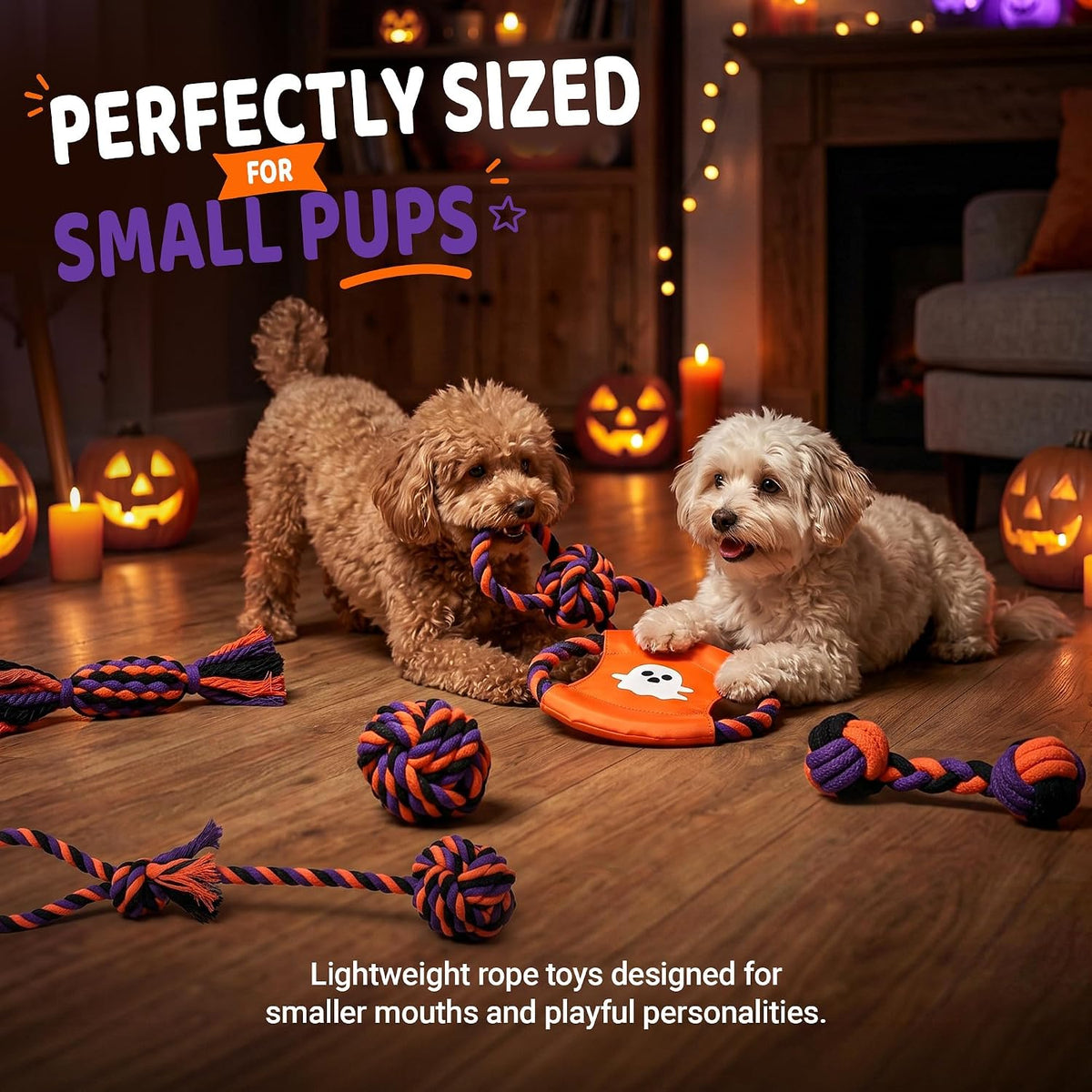 Pacific Pups Products Halloween Dog Toys 8-Pack for Small Dogs - Small Dog 8 Pack - image 3