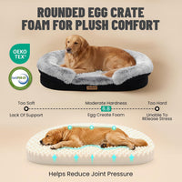 Miorun Fluffy Orthopedic Dog Beds Large Sized Dog - Gray / M(36", UP to 50lbs) - image 3