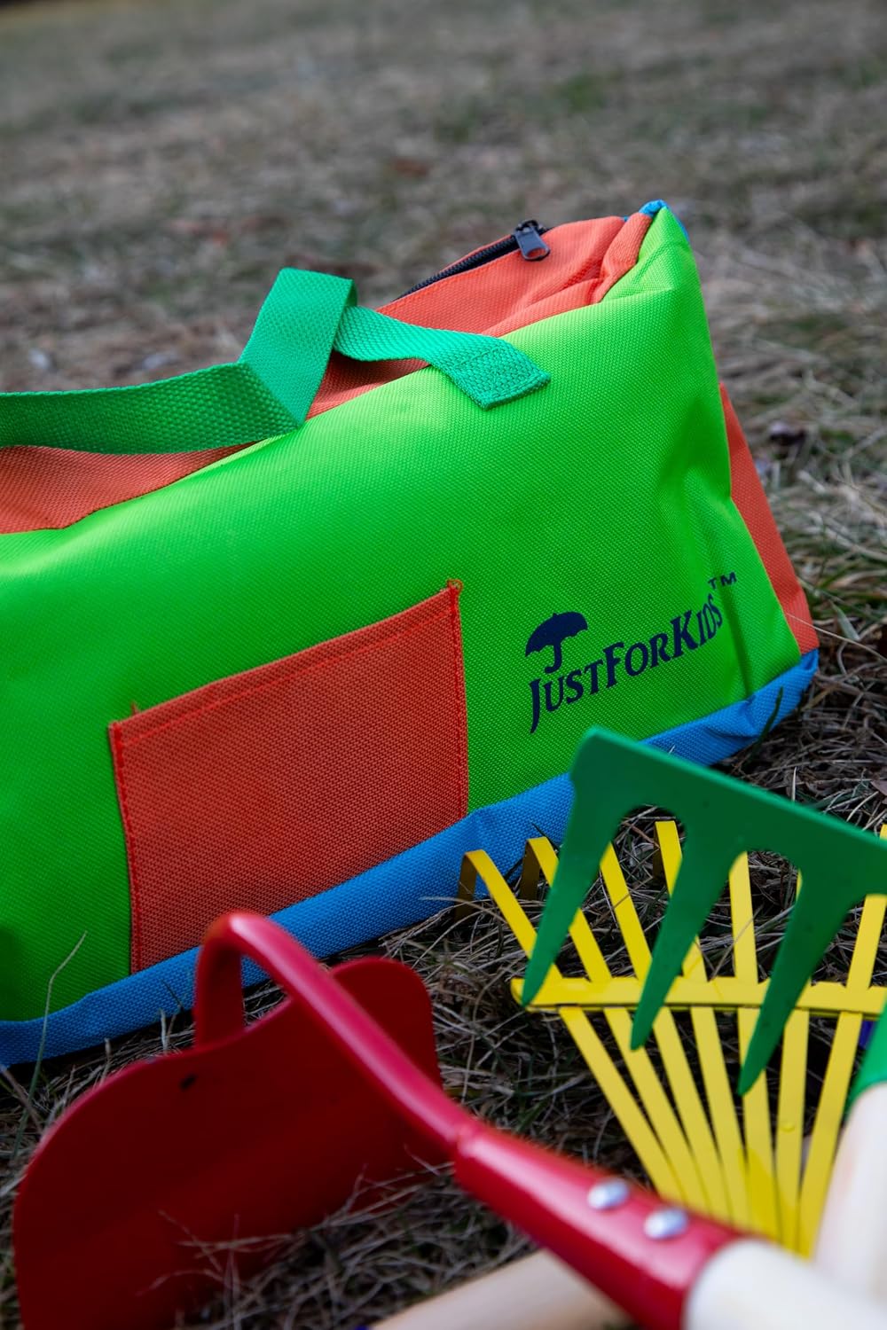 JustForKids Kids Garden Tool Set Toy, Rake, Spade - Multicolored / detachable piece - image 3