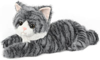Highland Cow Stuffed Animals - Gray Tabby Cat