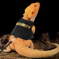 Bearded Dragon Harness and Leash Set, Escape Proof Reptile Vest – Essentials for Reptiles And Amphibians - black - image 3