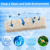 AQUANEAT 12-pack ammonia reducer filter pads for Aqueon filters - view 3