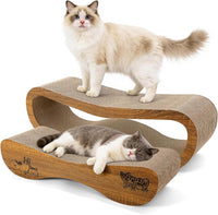 Cat Scratcher, 2 in 1 Cardboard Cat Scratchers for Indoor Cats Scratch Pad – Essentials for Cats - 70CM