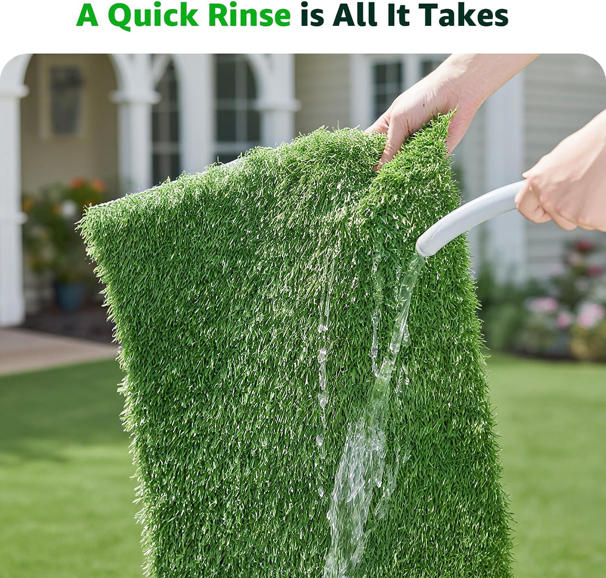 Replacement Artificial Grass Pee Pads for Dogs Potty Training to Pee - XL-39"X24.4" - image 3