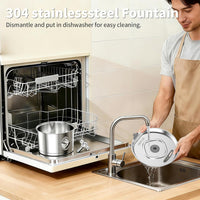 Stainless Steel Cat Fountain - TY11 - image 3
