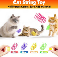 Cat Toys Set for Indoor Cats – 18PCS Cat Toys with Teaser Wand, Mouse, Ball, Spring Toys for Kittens, Interactive Cat Teaser Toys for Bored Cats Exercise and Play