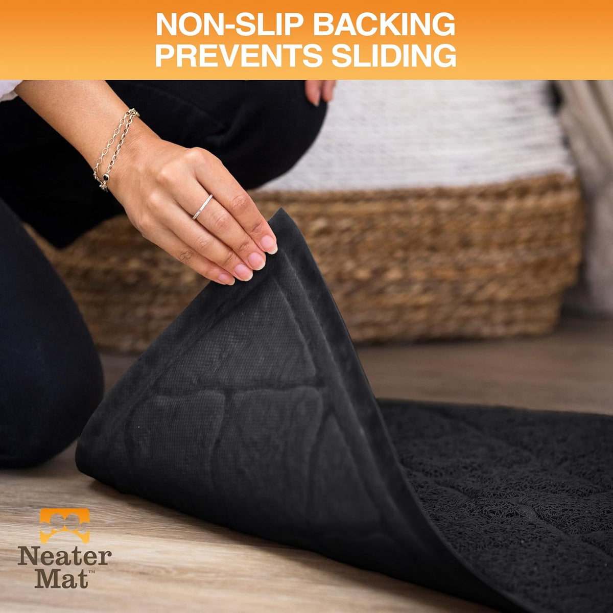 Neater Pets Neater Mat Cat Litter Mat - 28x40 / Black - image 4