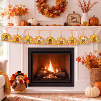 Renbuzhu fall leaf paper suncatcher craft kit with tissue paper and adhesive frames - view 13