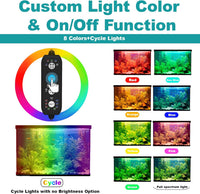 SEAOURA 24/7 Submersible LED Aquarium Light for Plants Fish Tank - 15 Inch length - image 4