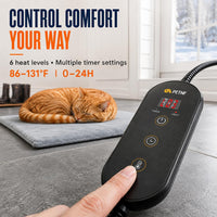 PETNF outdoor heated pet pad with adjustable temperature control box, 20 x 16 inches - view 4