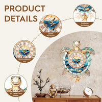 Halloween 3D Puzzles for Adults Halloween Puzzle Clock Adult Craft – Fun for Kids & Family - Turtle Clock - image 3