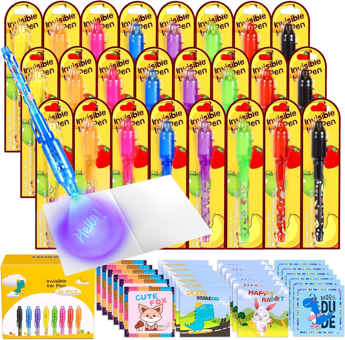 TAFULOR Invisible Ink Pen for Kids - 24 Count (Pack of 1)
