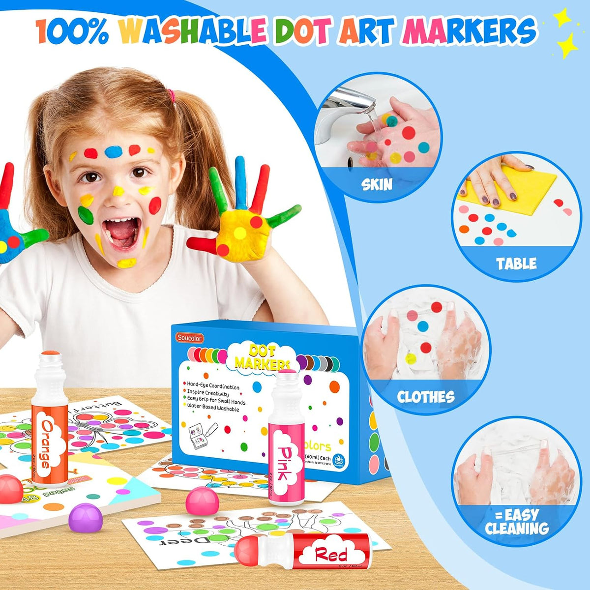 Dot Markers for Toddlers Kids - 96 - image 3