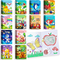 BenLouis Mini Coloring Books Bulk for Kids Ages 4-8-12 （24pcs Classic） – Fun for Kids & Family - 24 / Colorful