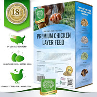 Small Pet Select Chicken Layer Feed Pellets, Food for Chickens and Laying Hens, Poultry and Waterfowl, High Protein and Omega 3, Corn and Soy Free, Non-GMO, 20 lb