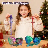 Zobetro 3D Printed Dragon Easter Basket Stuffers Surprise Egg - Purple - image 3